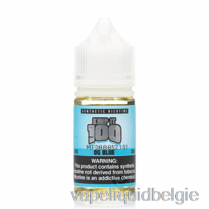 Vape-vloeistof En Blauwe Zouten - Bewaar Het 100 - 30 Ml 30 Mg